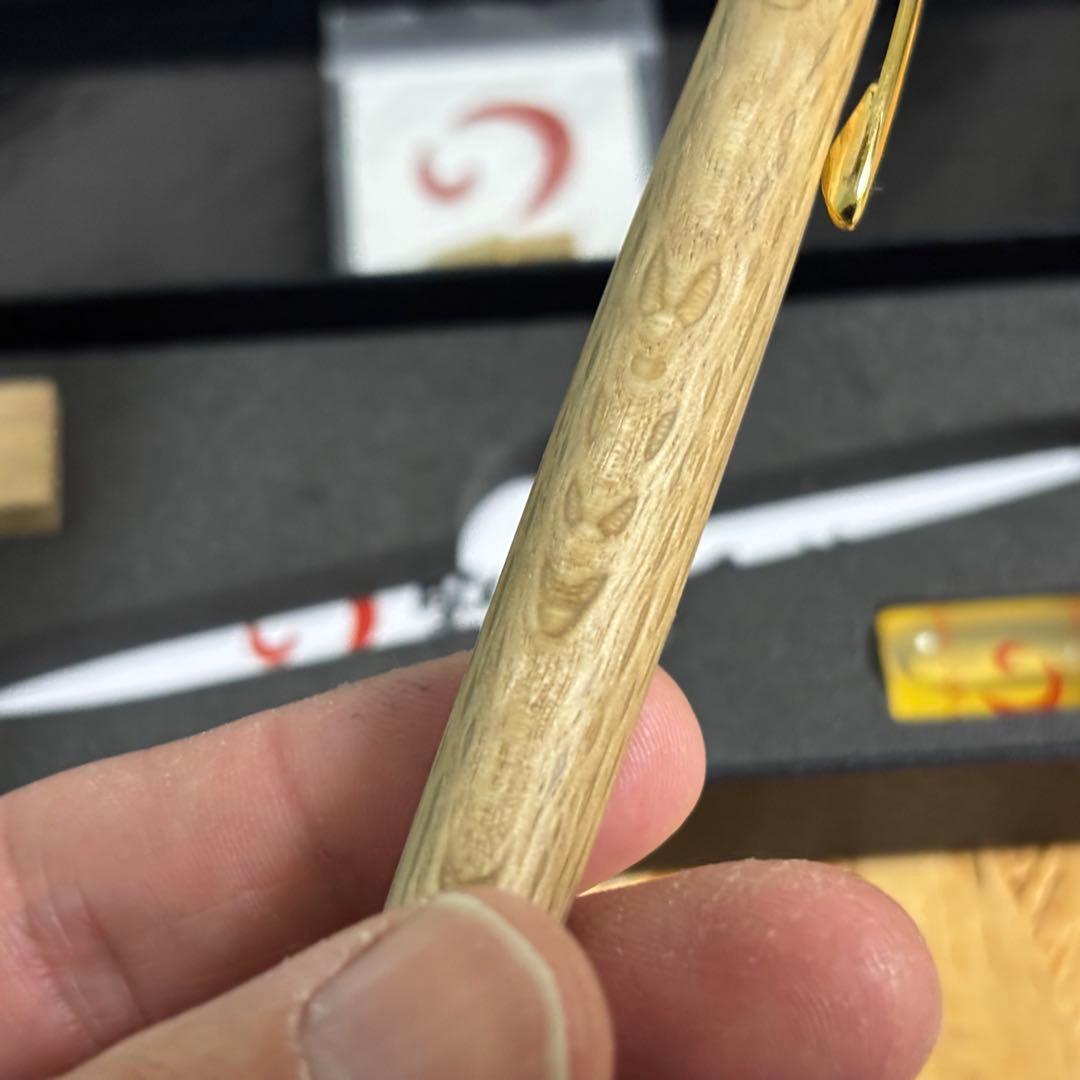 野原工芸　デビル　シャーペン　シャープペンシル　樫（カシ）希少　贈答