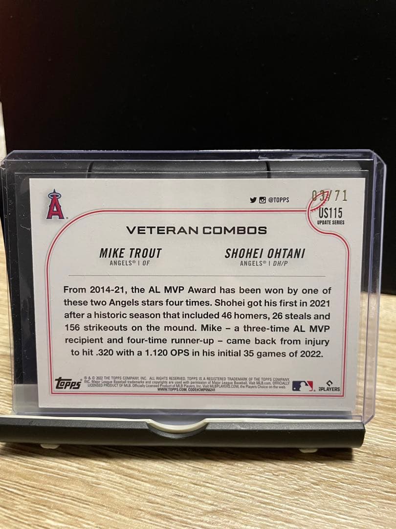 topps 大谷翔平