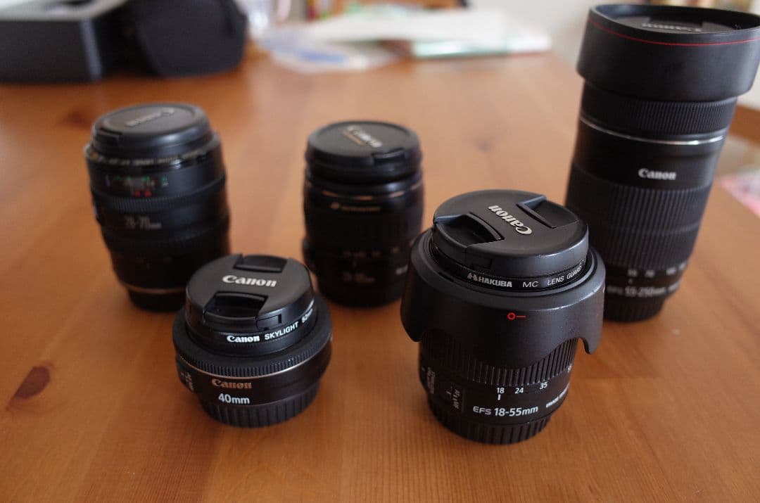 レンズ5本付きCanon EOS 9000D