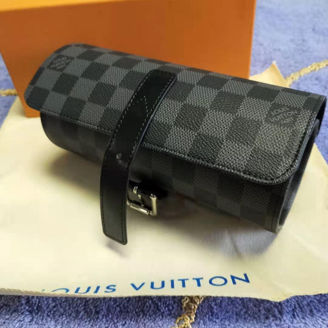 【美品】ルイヴィトンモノグラム エテュイ 3モントルウォッチケース