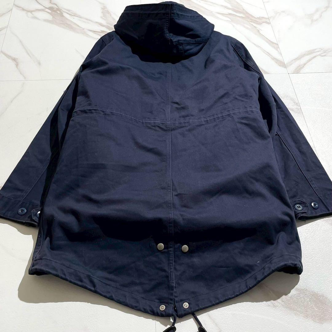 【良品✨】フレッドペリー モッズコート ファーライナー付き ネイビー M