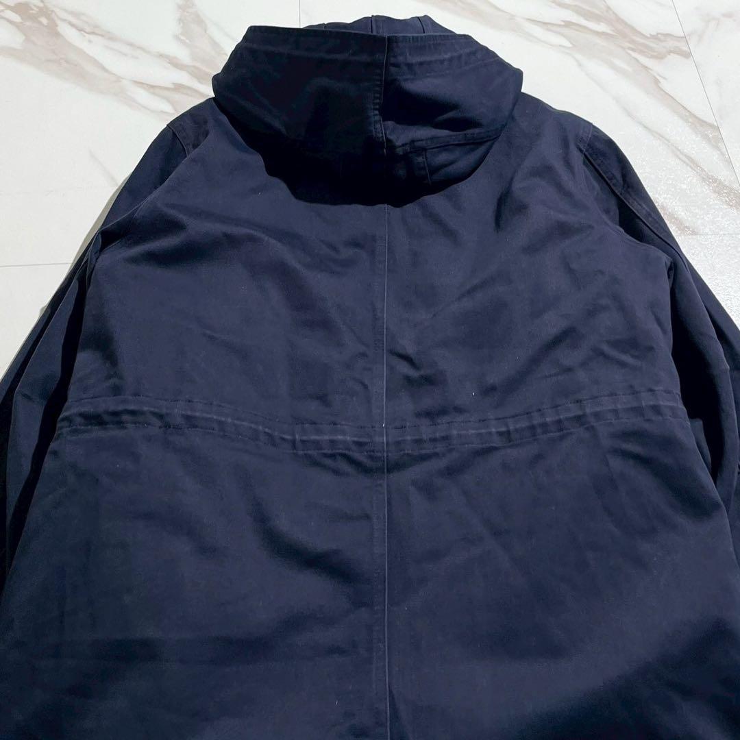 【良品✨】フレッドペリー モッズコート ファーライナー付き ネイビー M