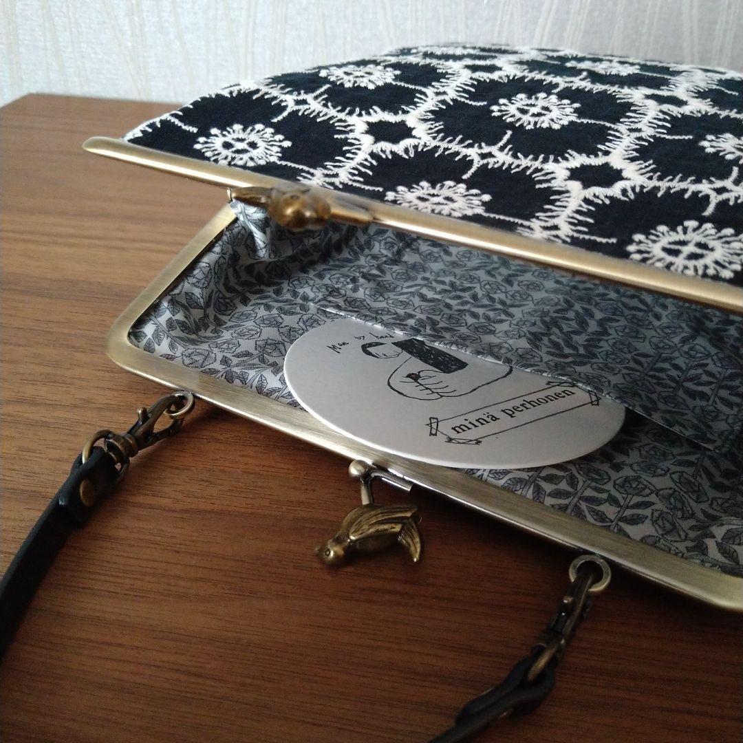 【専用です】小鳥の口金がま口 セレモニーバッグ ☆ミナペルホネン ハンドメイド