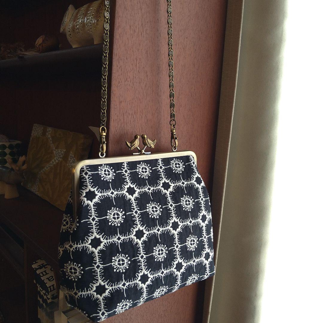 【専用です】小鳥の口金がま口 セレモニーバッグ ☆ミナペルホネン ハンドメイド