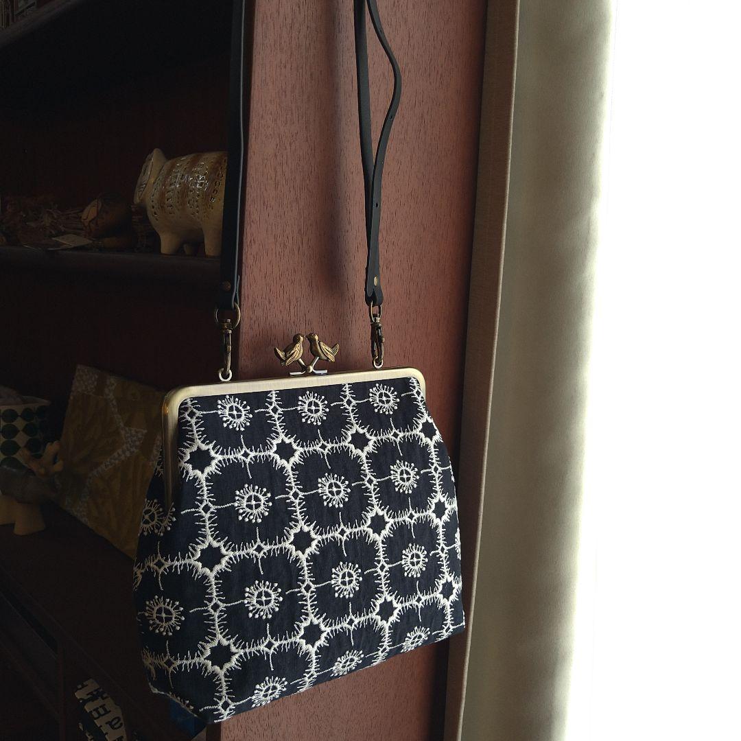 【専用です】小鳥の口金がま口 セレモニーバッグ ☆ミナペルホネン ハンドメイド