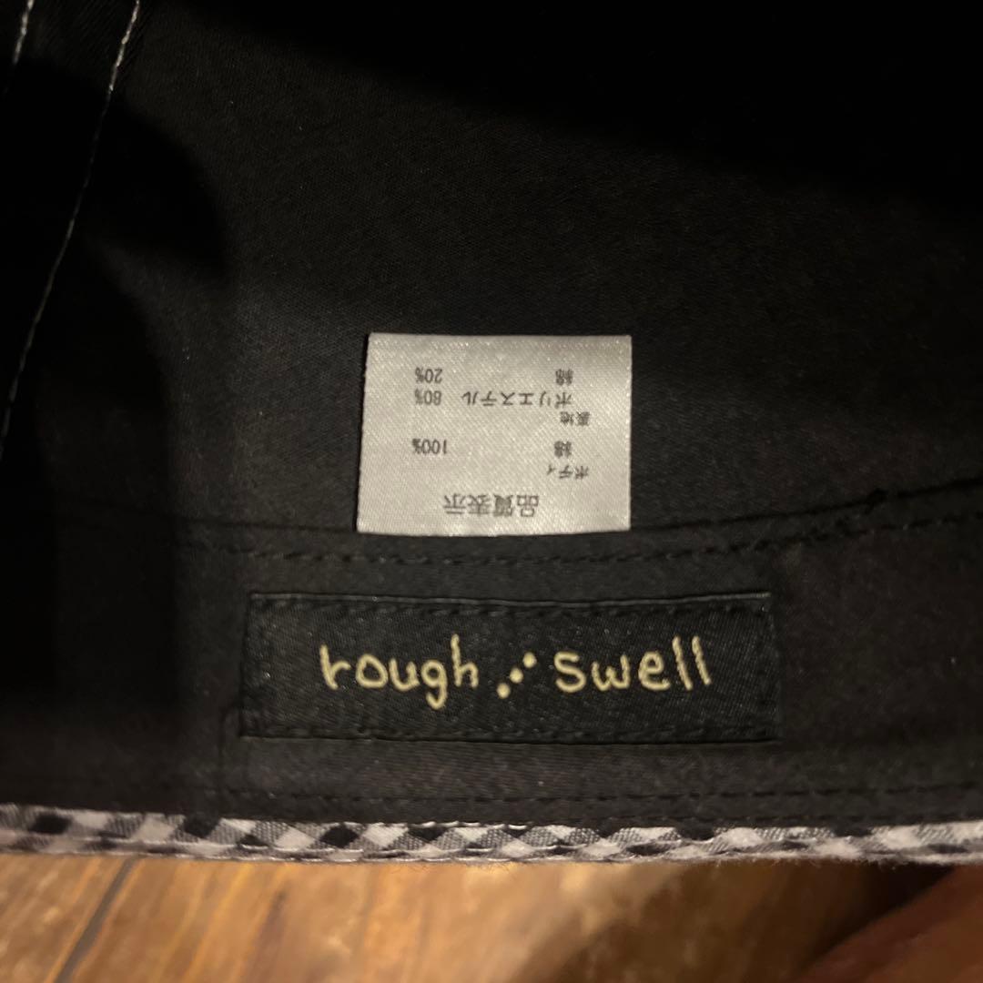 【未使用】rough&swell ラフアンドスウェル ハット チェック