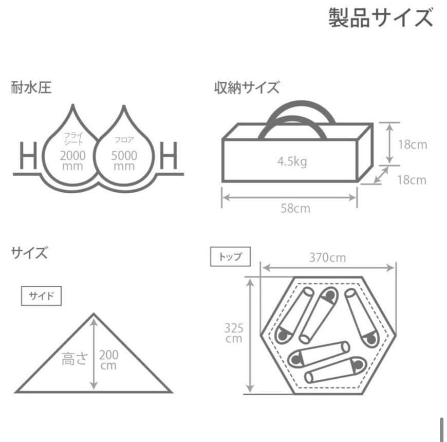 DOD ディーオーディー ONE POLE TENT ワンポールテント