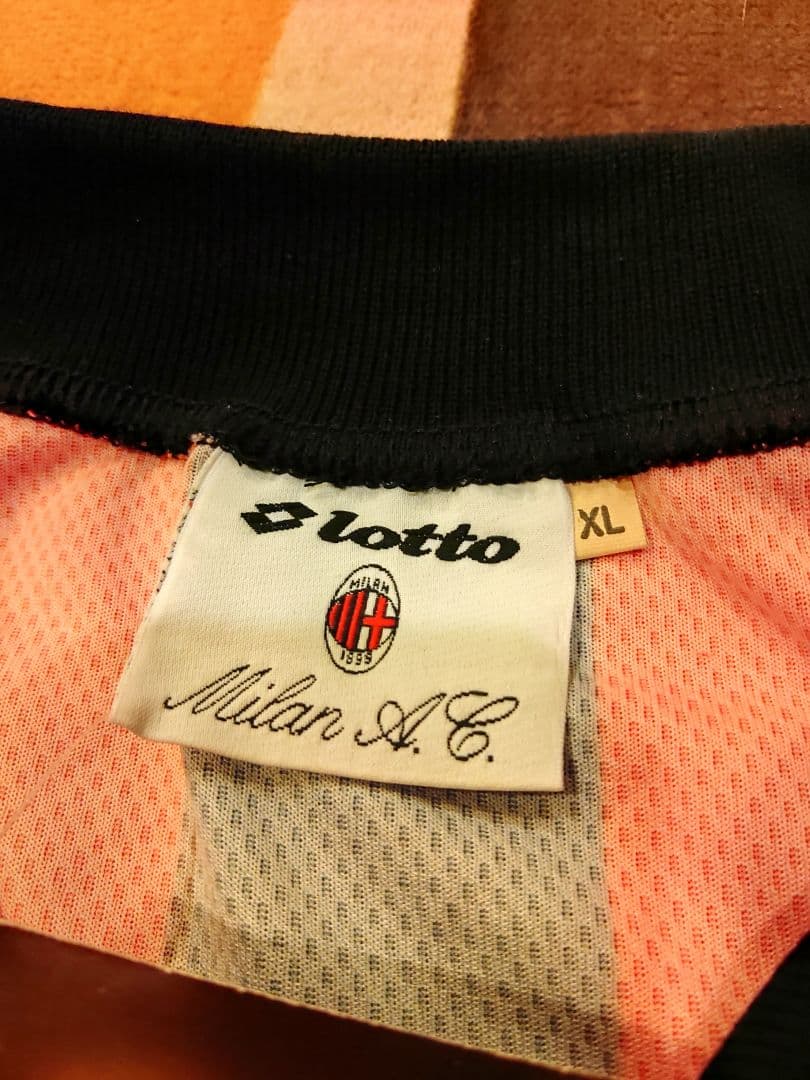 ヴィンテージユニフォームミラン長袖選手用バッジョサイン入り新品タグ付き