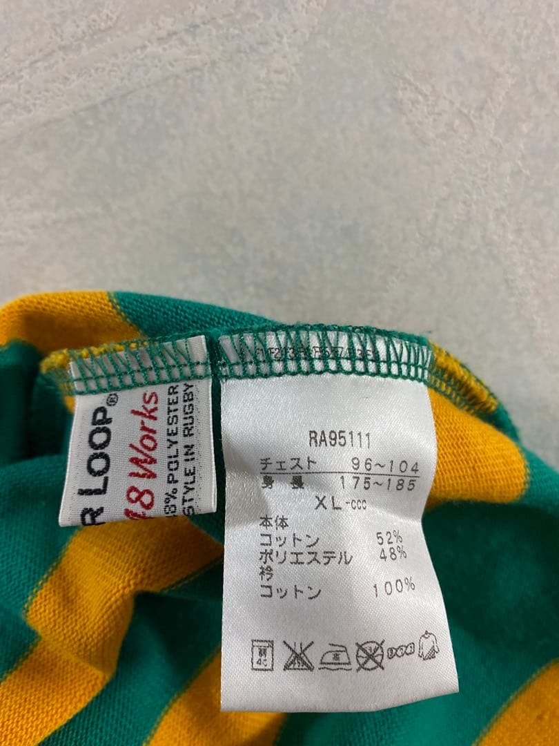 CANTERBURY ラガーシャツ XL 長袖 好配色 ボーダー カンタベリー