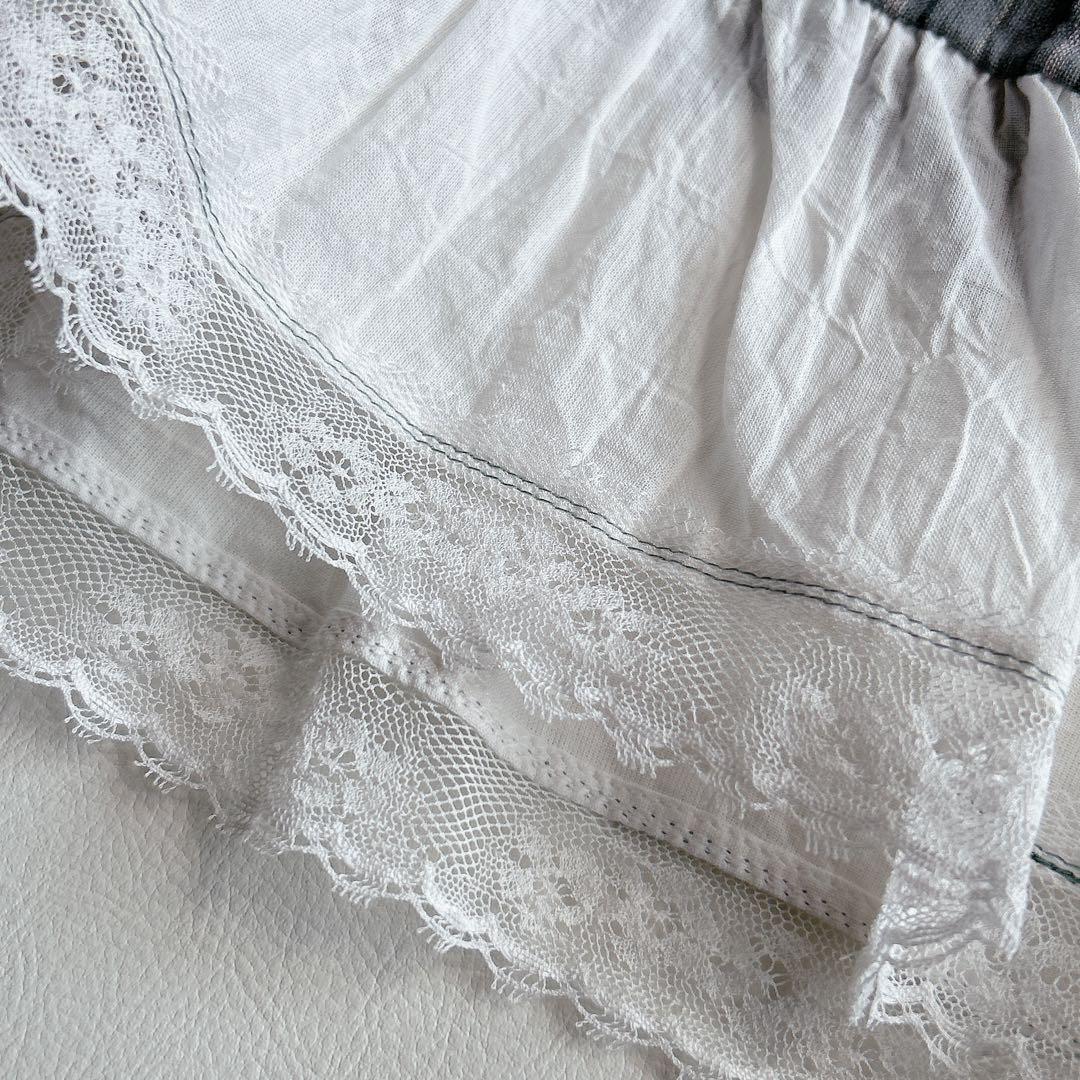 gasa grue ⿻ 【 新品 タグ付き 】 コットン ペチパンツ レース 春