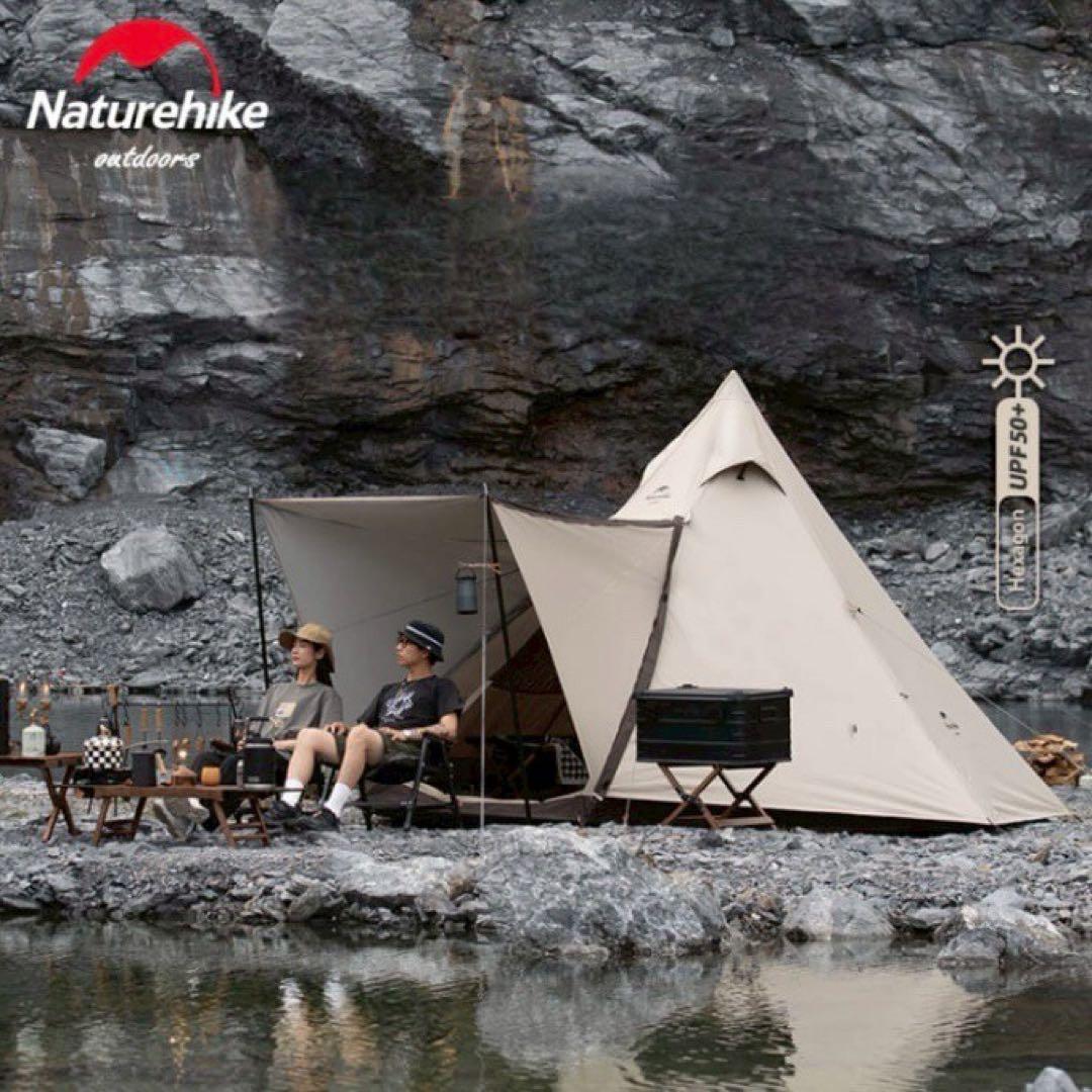 新品 Naturehike ネイチャーハイク 大型 ワンポールテントベルテント