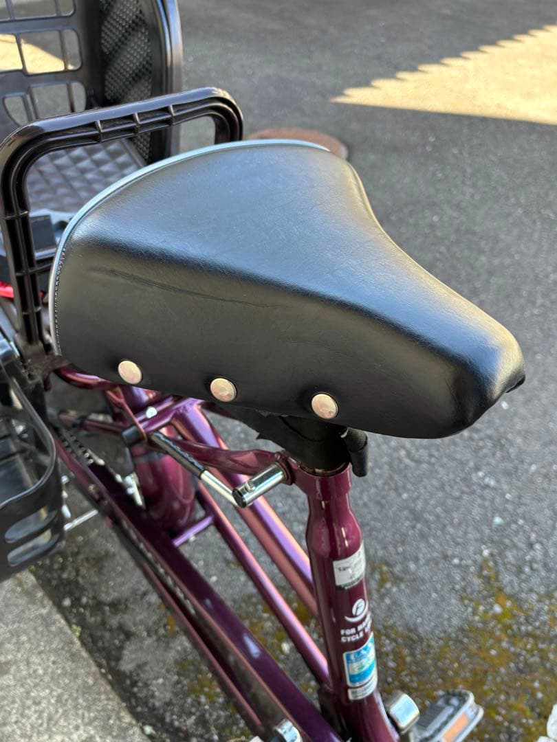 ふらっか〜ずシュシュ　子ども乗せ3人乗り自転車　非電動　20インチ