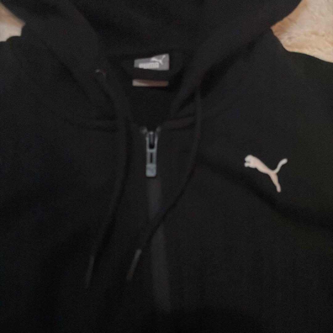 PUMA プーマ　黒　ジャージ　上下　セット　ランニングウェア　スポーツ