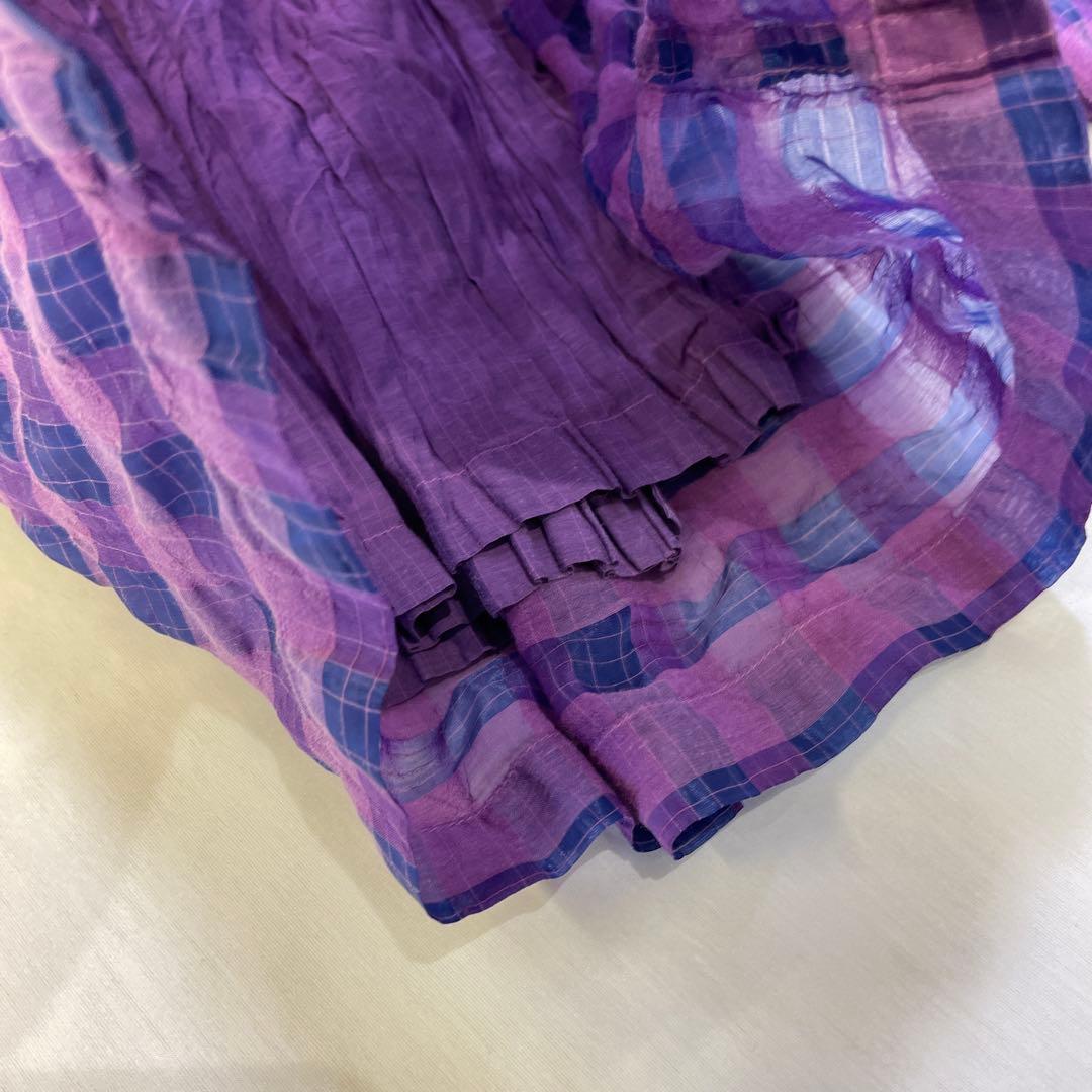 ISSEI MIYAKEイッセイミヤケ　me ガウチョパンツ　キャロット