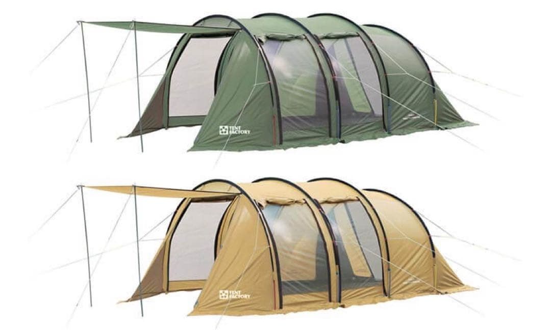 TENT FACTORY4シーズン トンネル 2ルームL限定カラー ルーフトップ