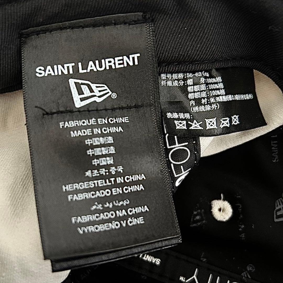 【匿名配送】YSL サンローラン ニューエラコラボ キャップ