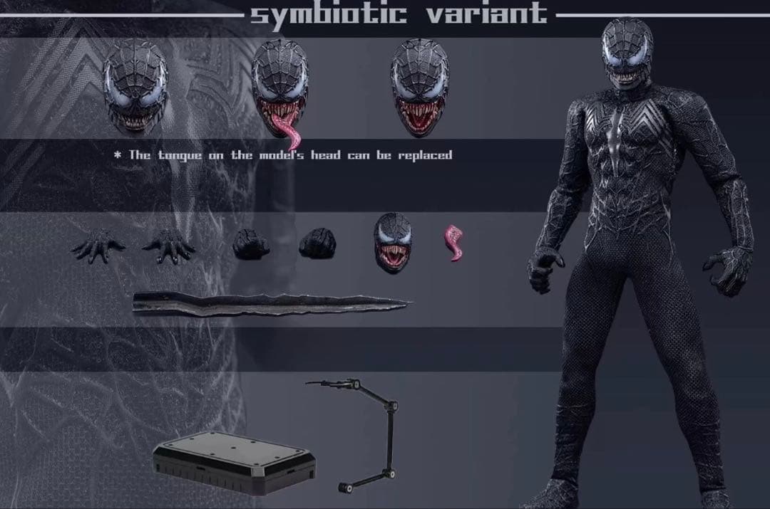 【ラスト1】ST 6in Studio 1/12スケールフィギュア ヴェノム