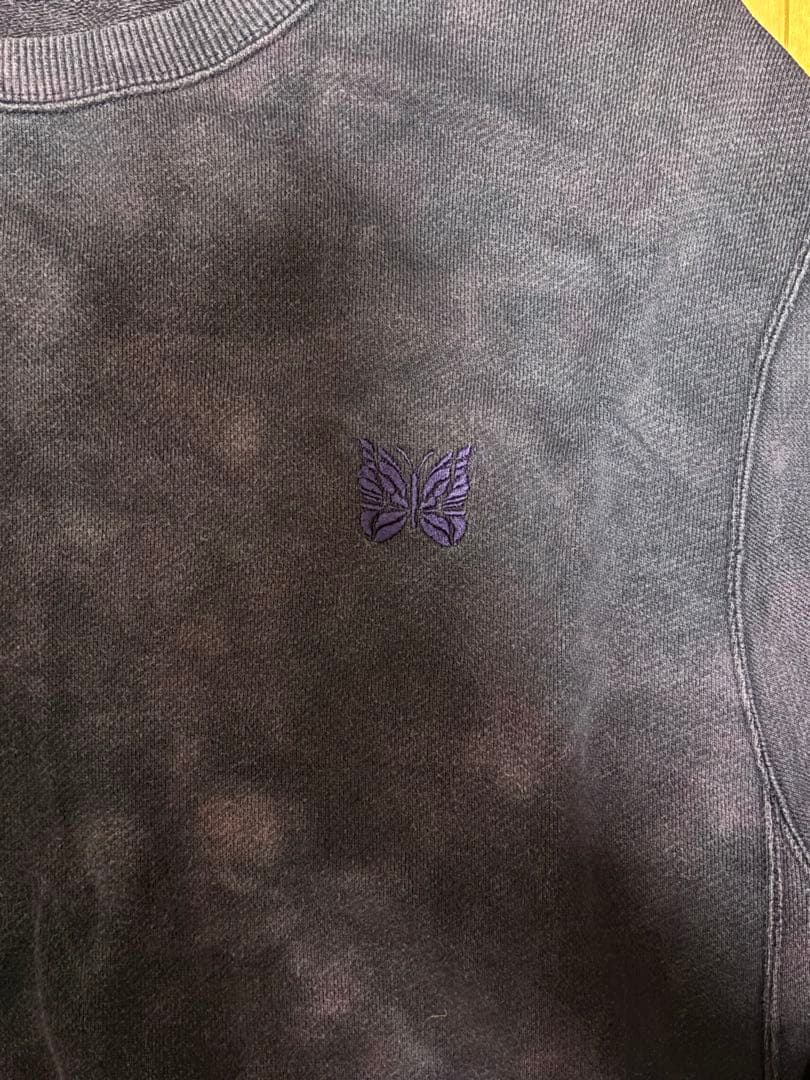 NeedlesBEAUTY&YOUTH 別注19awタイダイスウェット刺繍ロゴ