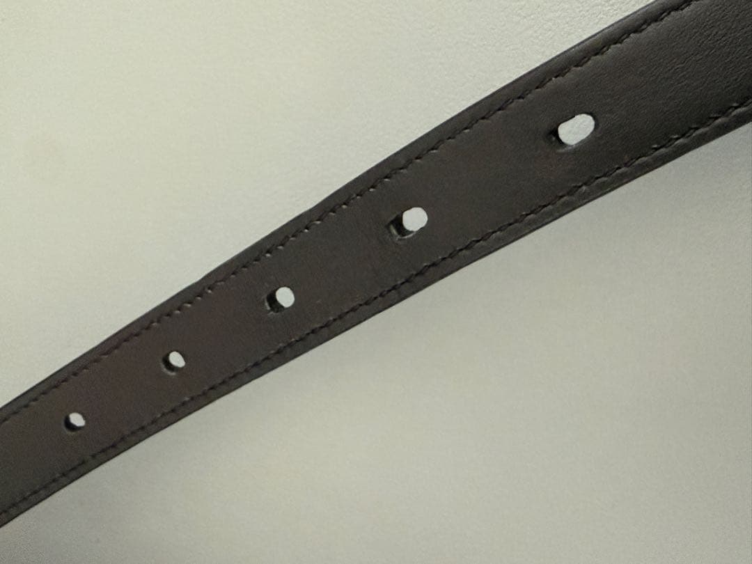 【SAINT LAURENT】サンローラン　ロゴ　ベルト　ブラック