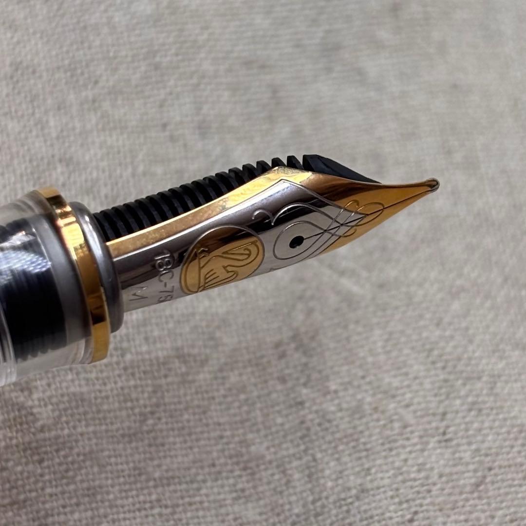 PelikanスーベレーンM800デモンストレーター万年筆刻印有18C-750M