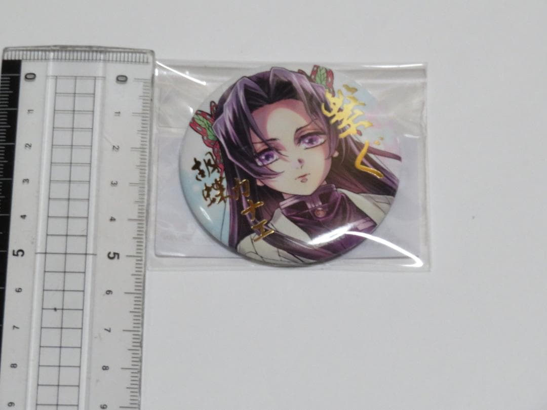 鬼滅の刃　くじ　繋ぐ　胡蝶カナエ　胡蝶しのぶ　アクリル色紙　缶バッジ他　その２