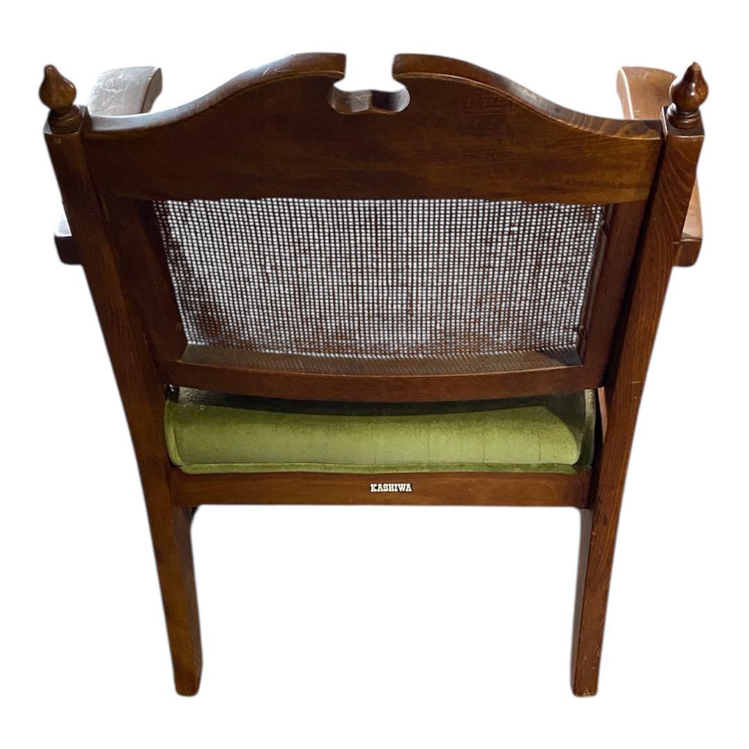 KASHIWA 柏木工 ダイニングチェア 2脚セット アームチェア ヴィンテージ
