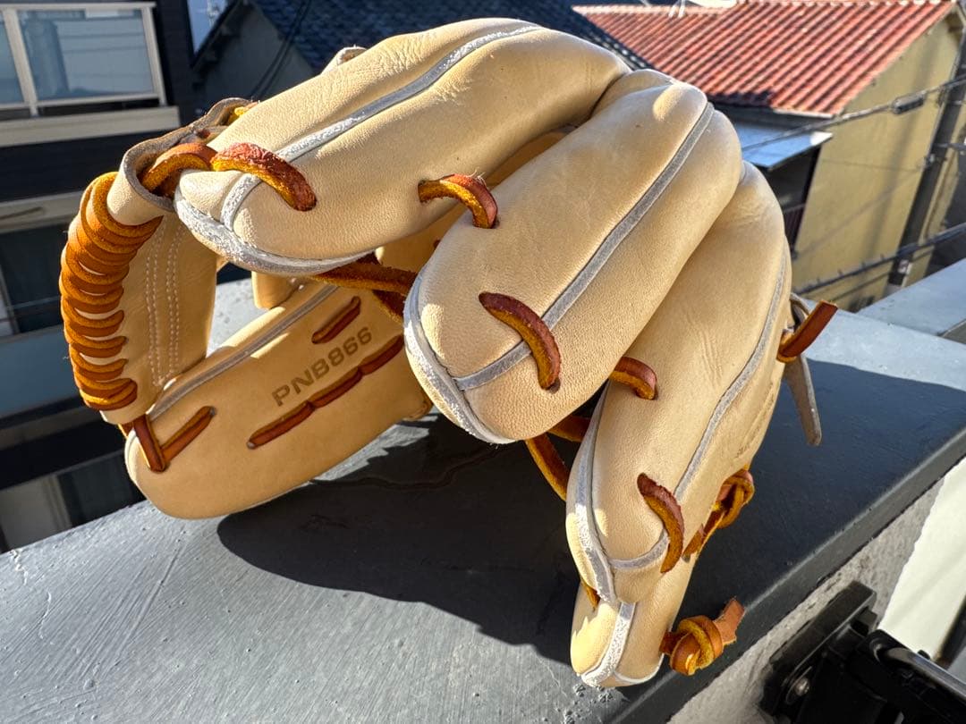 アームスリーブ付き【キャメル】SSK 一般軟式内野手用グラブ