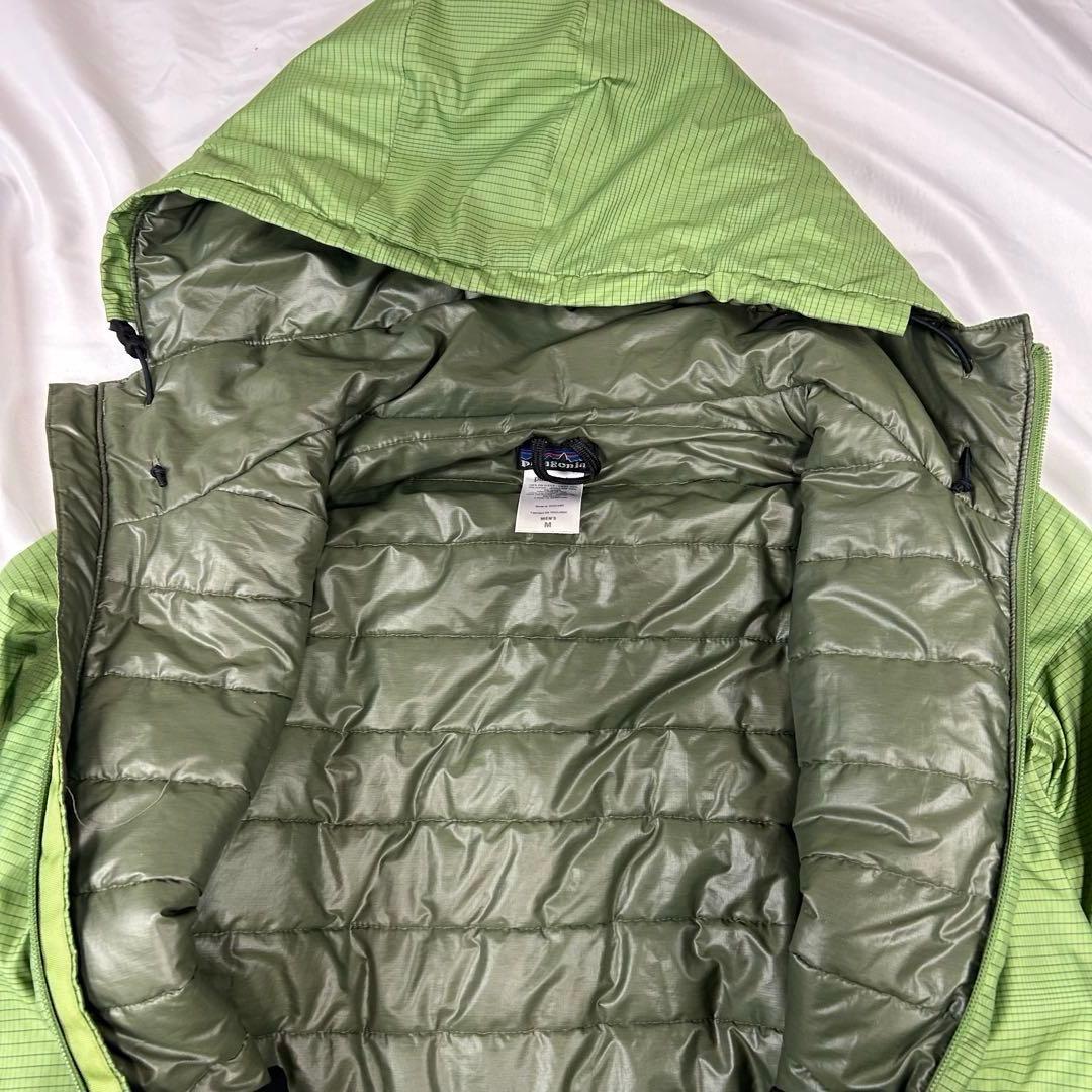 Patagonia マイクロパフフーディ レアカラー グリーン M
