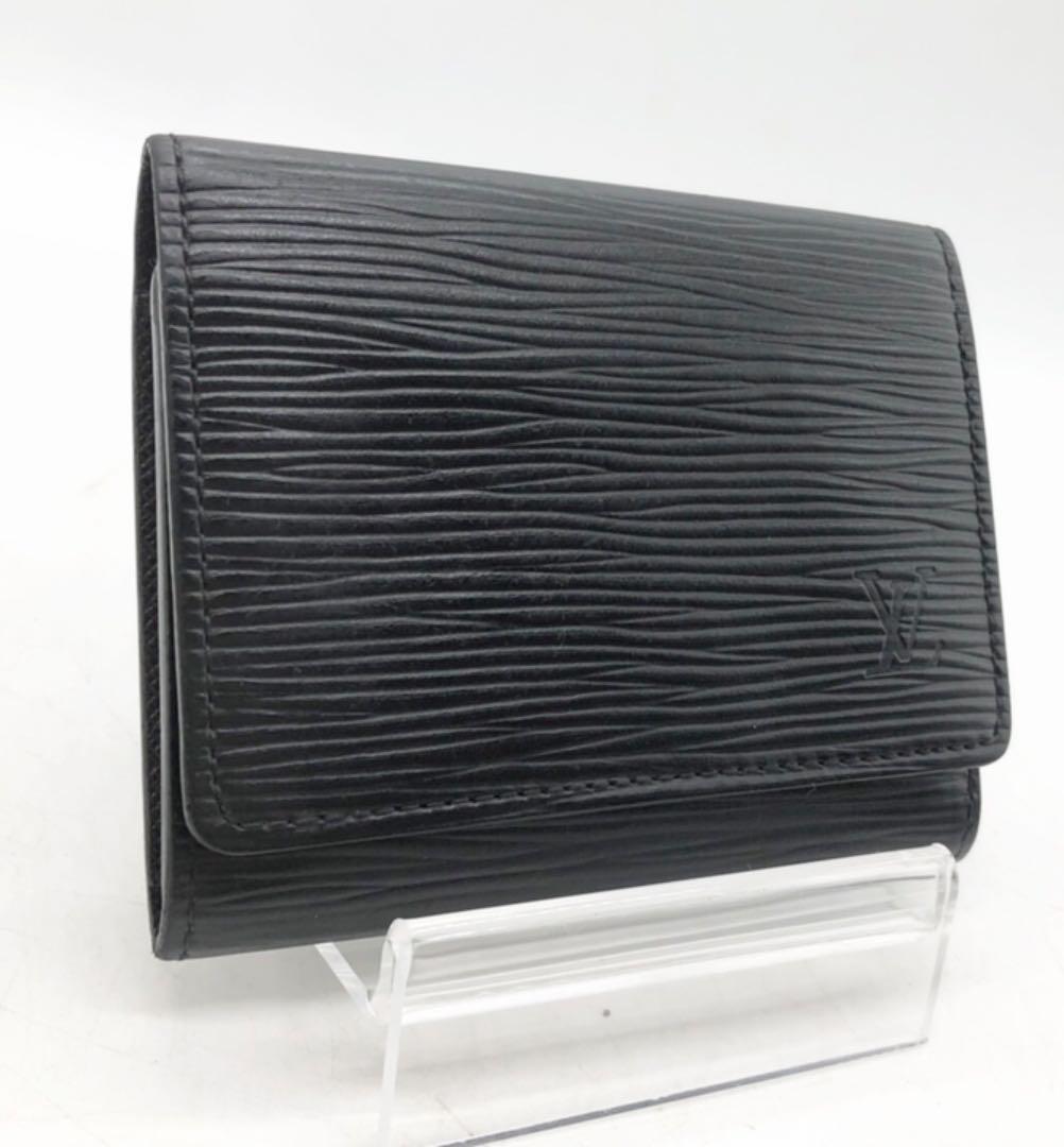 T1272 未使用☆ ルイヴィトン エピ カードケース ケース ブラック