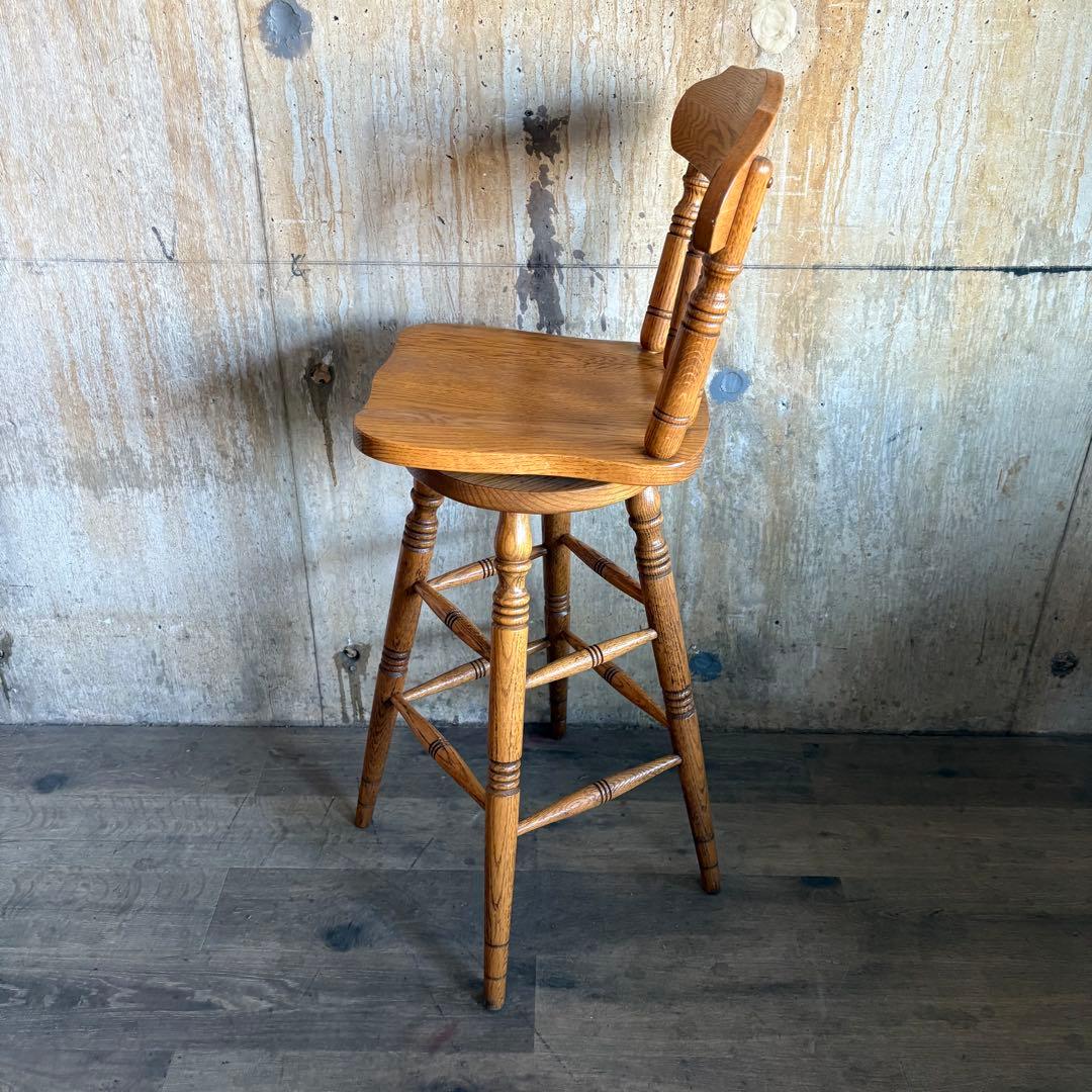 RED OAK OLIVER AMERICA カウンターチェア　回転ハイチェア