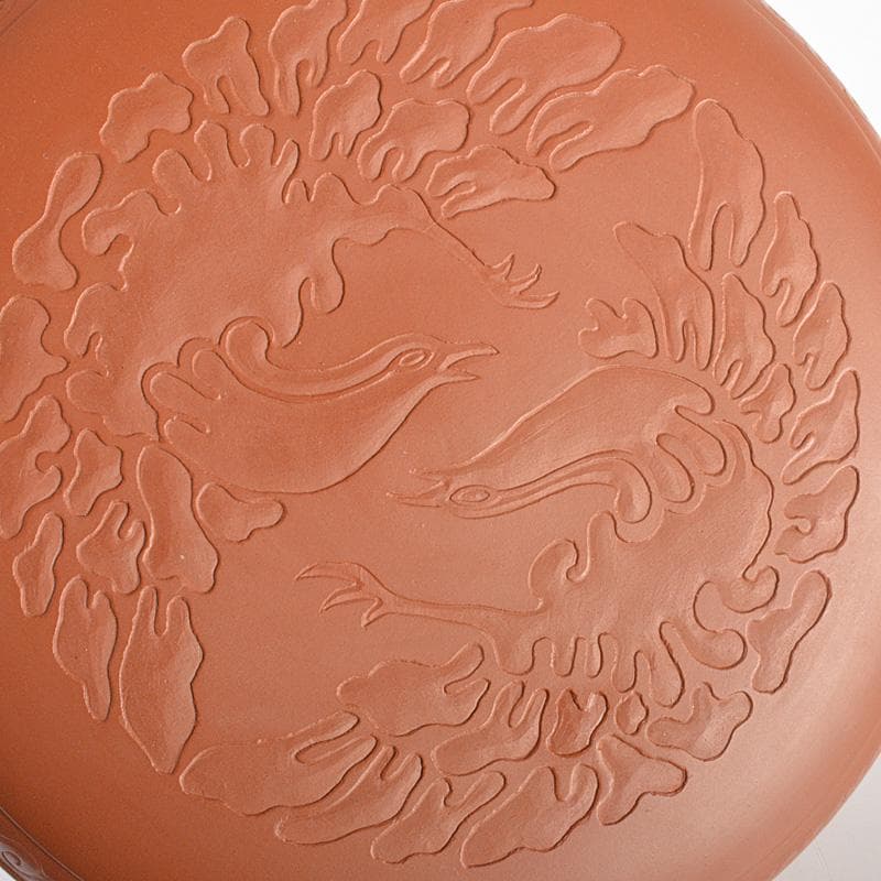 みーこさん人間国宝金渓堂　伊藤赤水造　陶製　菓子器　共布共箱　VR7367