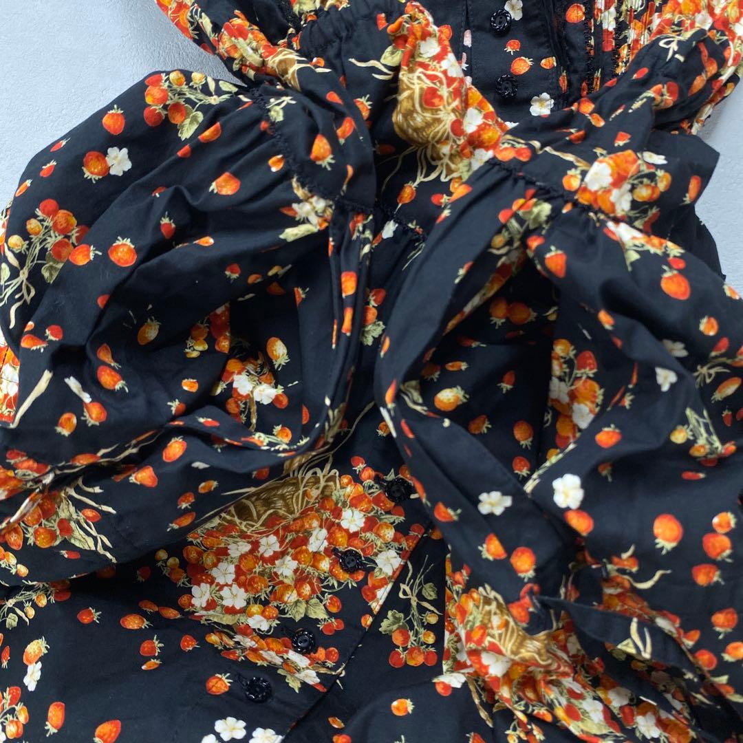 T669◯ PINKHOUSE ピンクハウス いちご柄 ワンピース