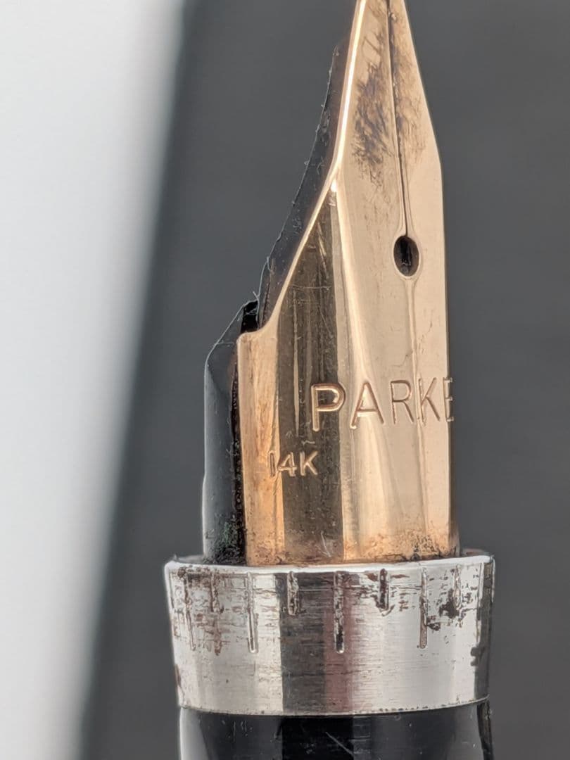 パーカー万年筆 75 スターリングシルバー 14K コンバーター付②2