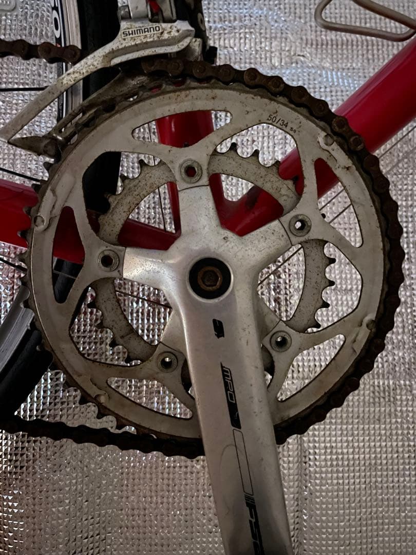 GIANT レッド ロードバイク SHIMANO