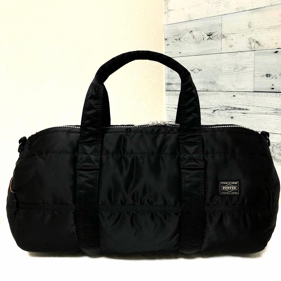 未使用級✨廃盤 ポーター タンカー ボストンバッグ2way ブラック 吉田カバン