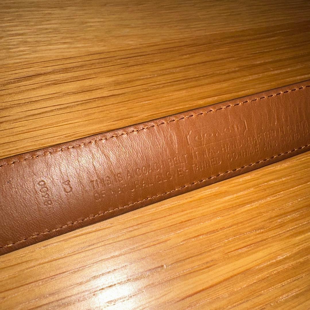 コーチ　ベルト　ブラウン　75 全90㎝　キャメル　ヴィンテージ　オールドコーチ