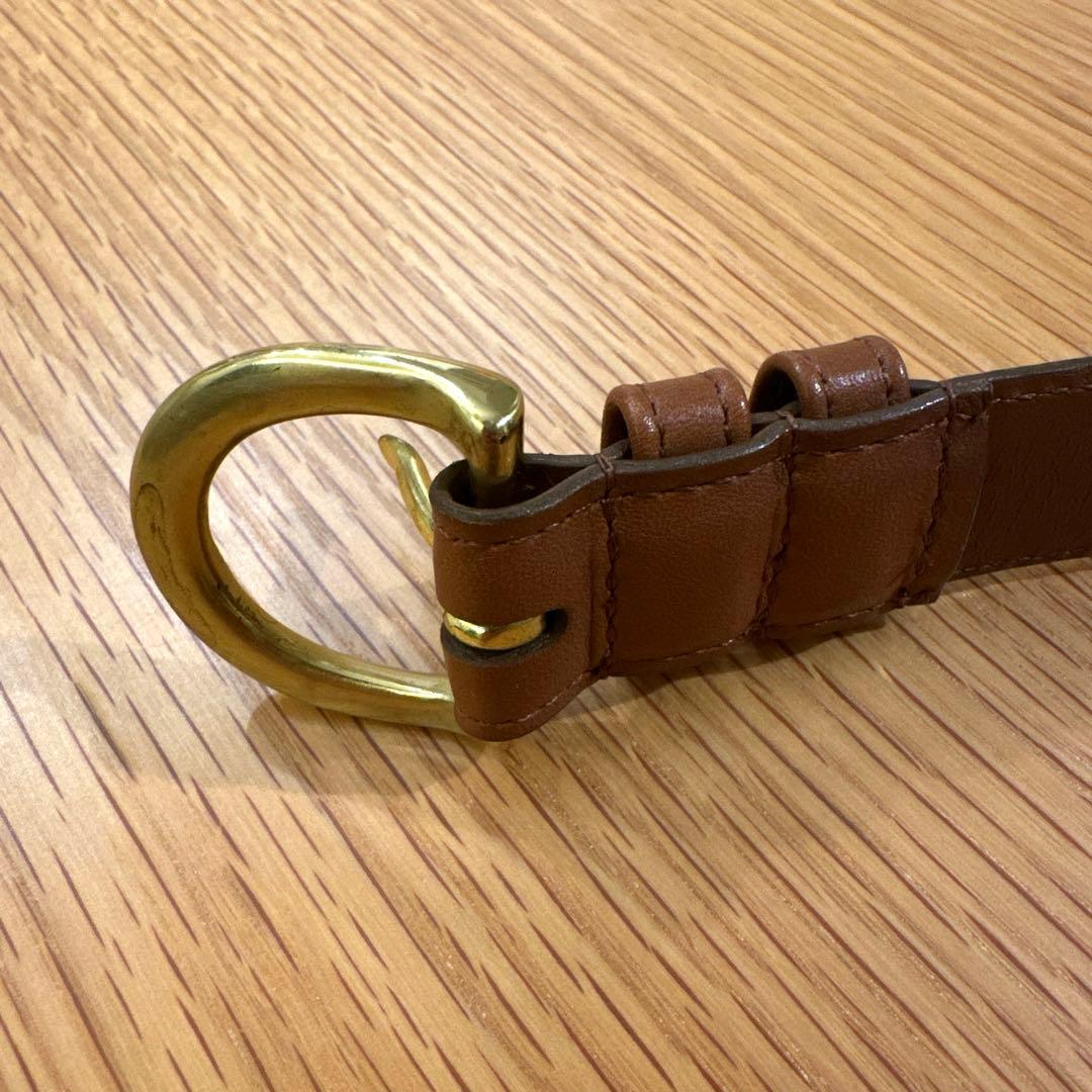 コーチ　ベルト　ブラウン　75 全90㎝　キャメル　ヴィンテージ　オールドコーチ