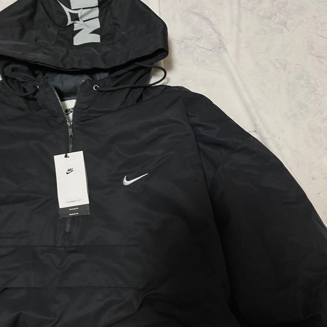 新品 NIKE ナイキ ハーフジップ 厚手ジャケット 黒 ブラック 3XL