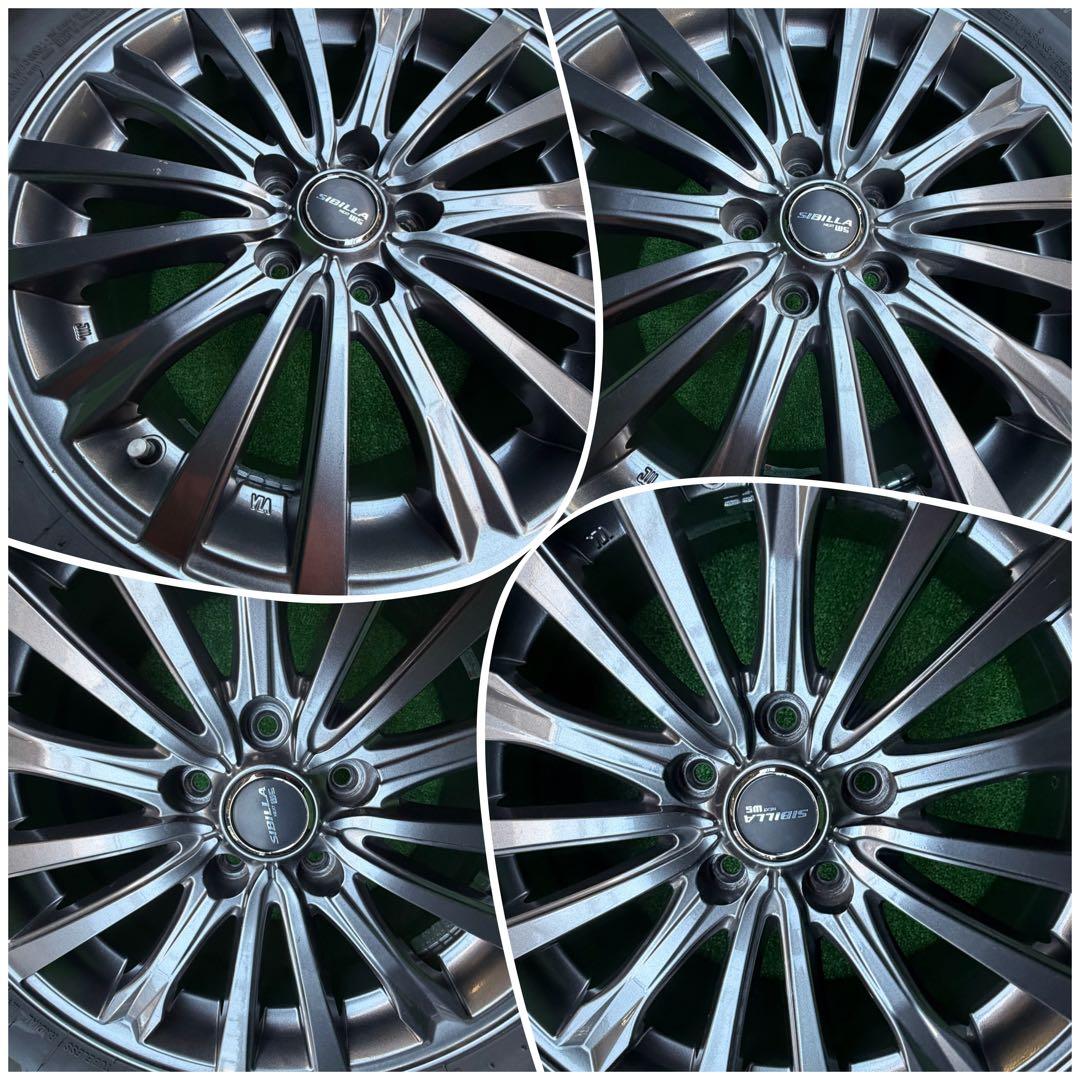 送料込24年製225/65R17ブリヂストンBLIZZAK VRX2ホイール5穴