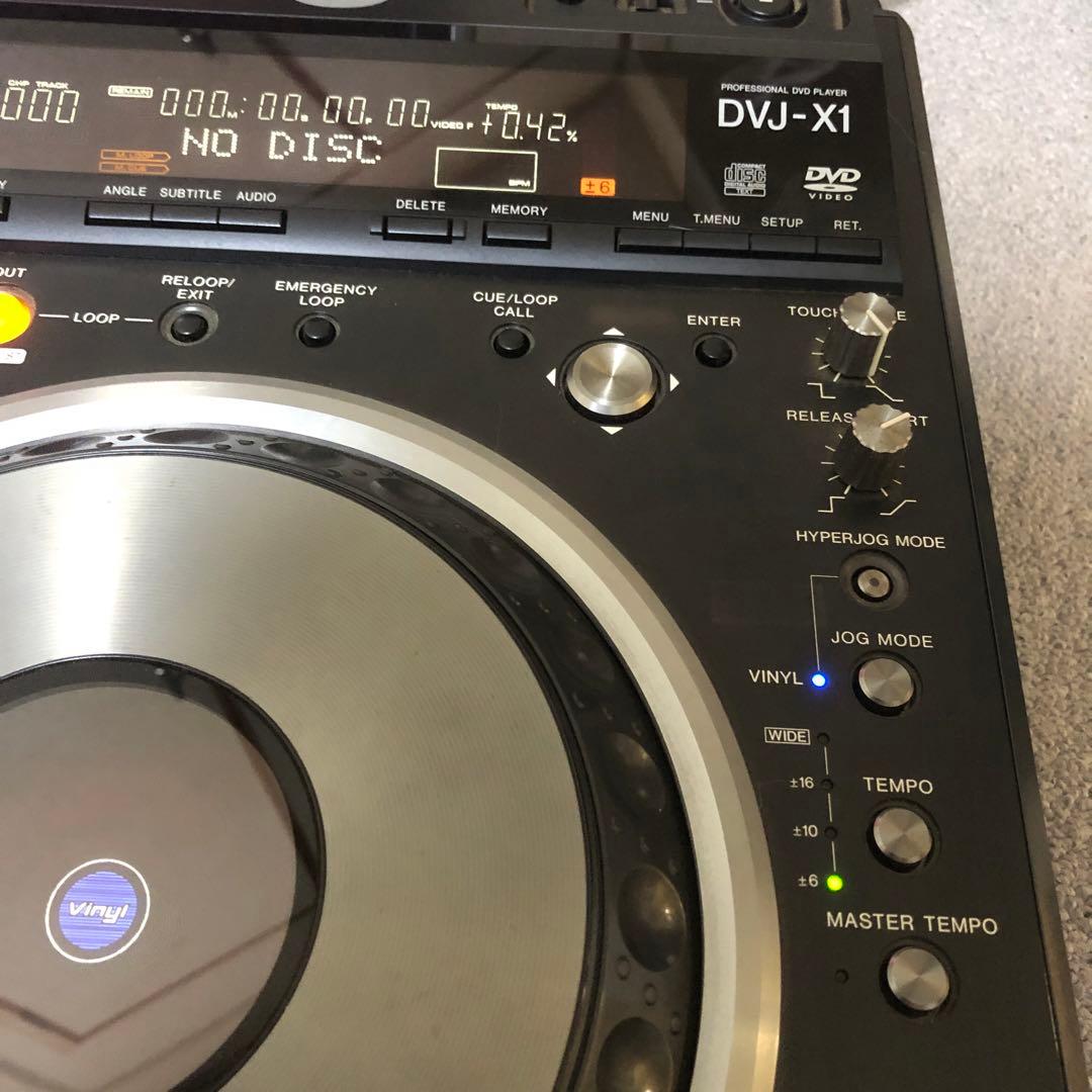 Pioneer DVJ-X1 DVDを映像ごとスクラッチできます　モニター付き