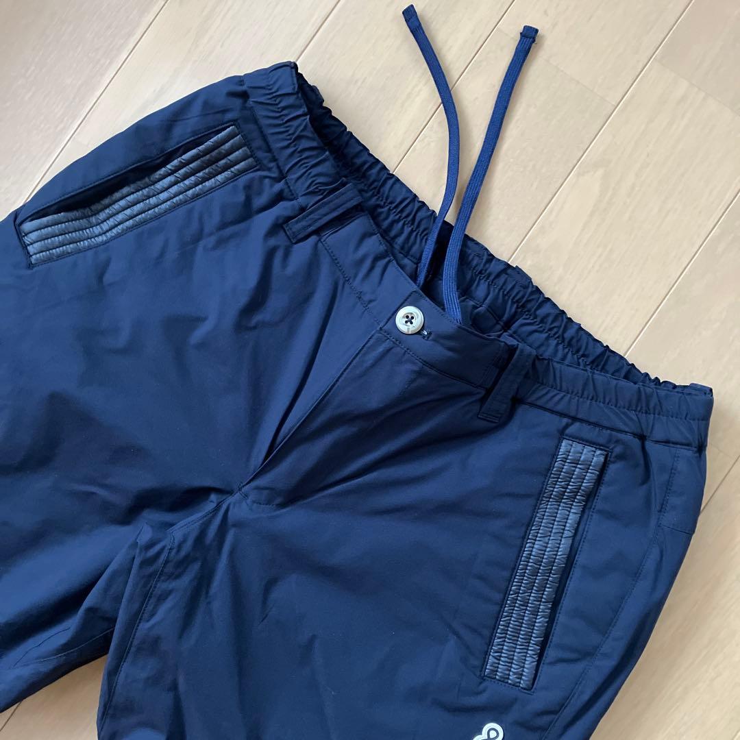 and per se 中綿入りゴルフ防寒パンツ メンズＬ　ネイビー