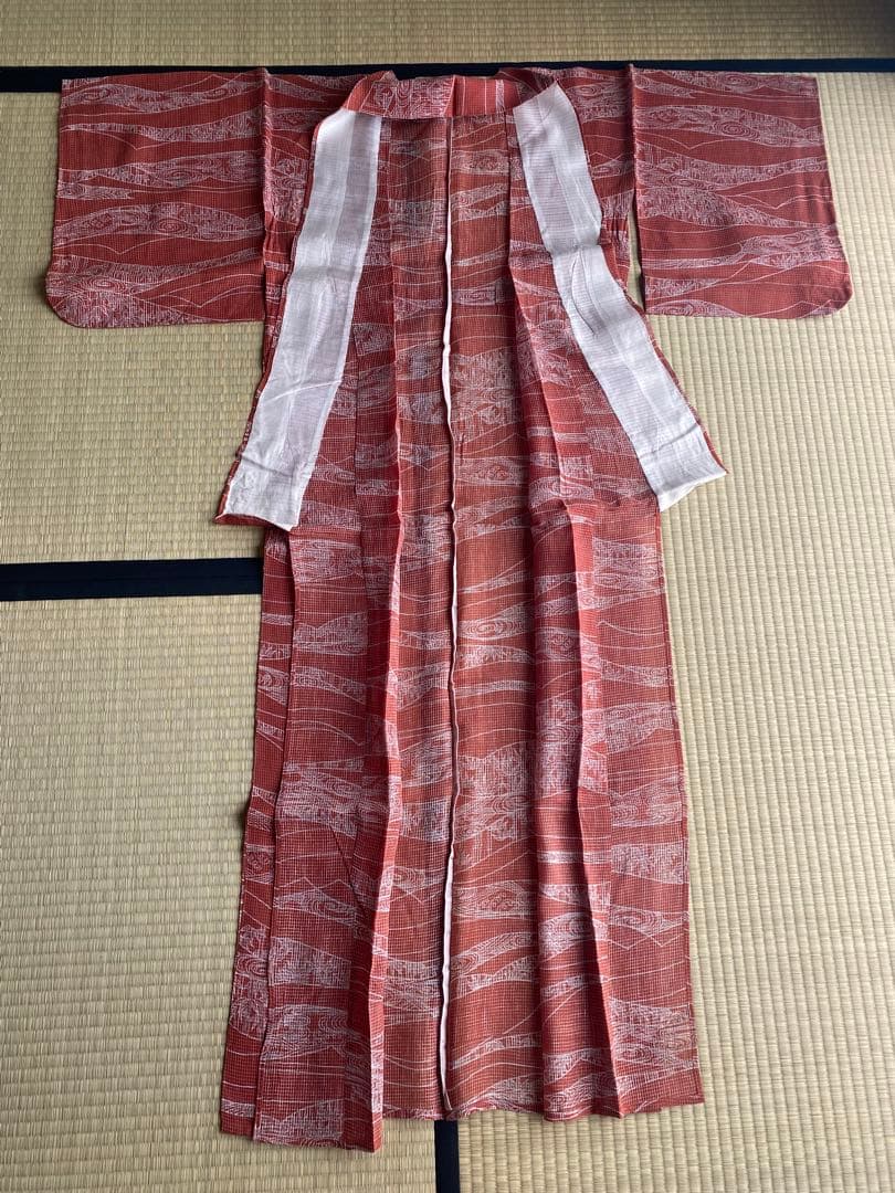 絹紅梅　浴衣
