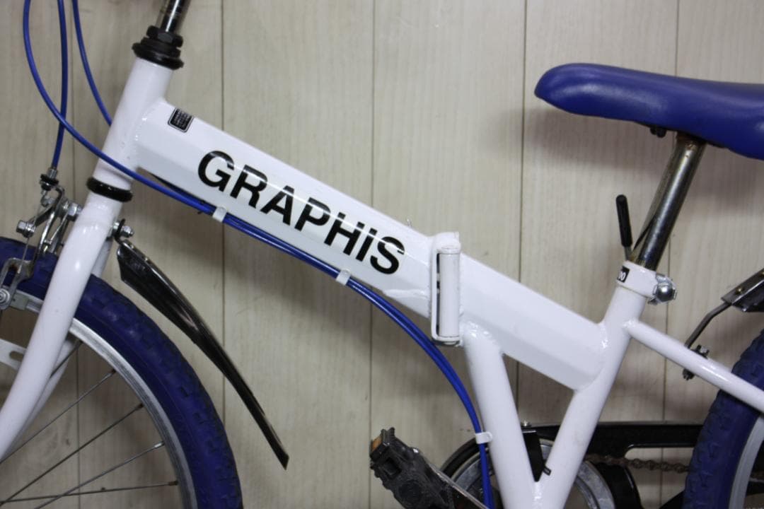 GRAPHIS CR-700 22型 シマノ6速 LED 子供用折り畳みMTB