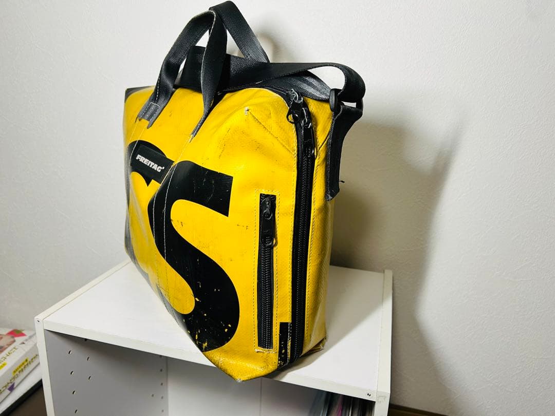 【最終値下げ】フライターグ　BEN F77 イエローブラック ショルダーバッグ