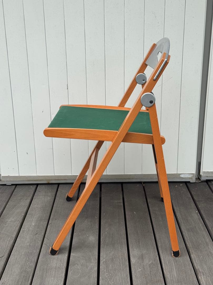 1990's ミッドセンチュリー ポストモダン 折りたたみチェア 2脚セット