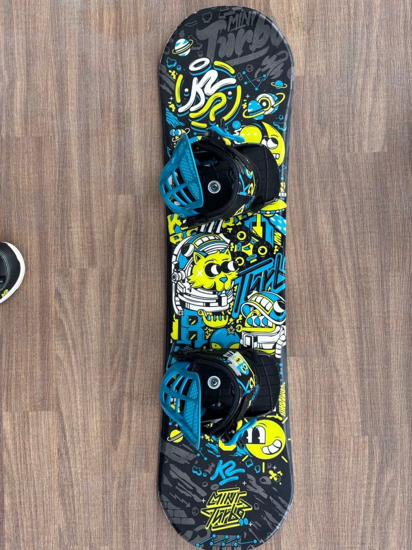 キッズスノーボード3点セット90cm K2 MINI TURBO ブーツ付き美品