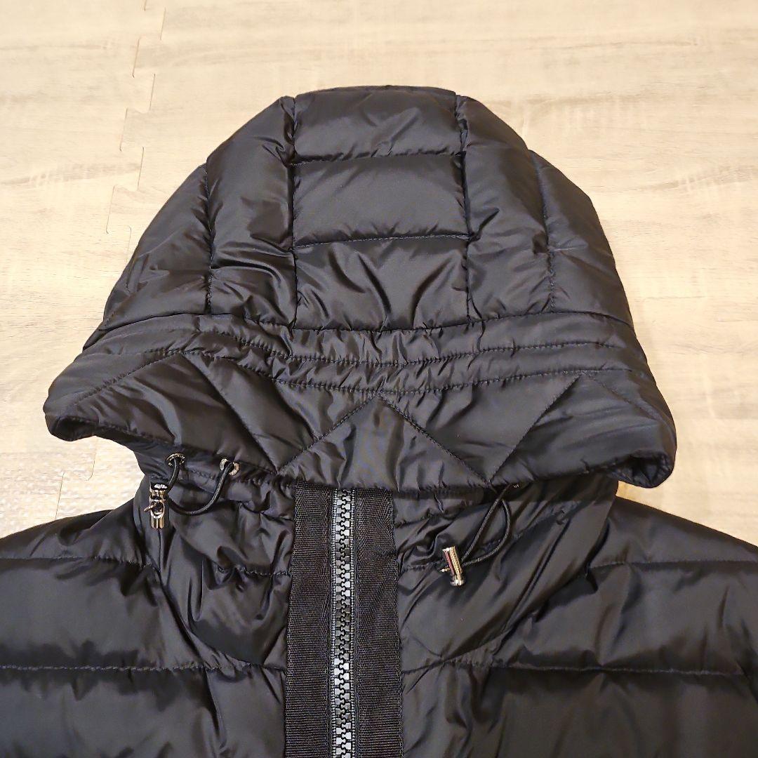 テロン⭐MONCLER ブラックダウンニット　 フード付き