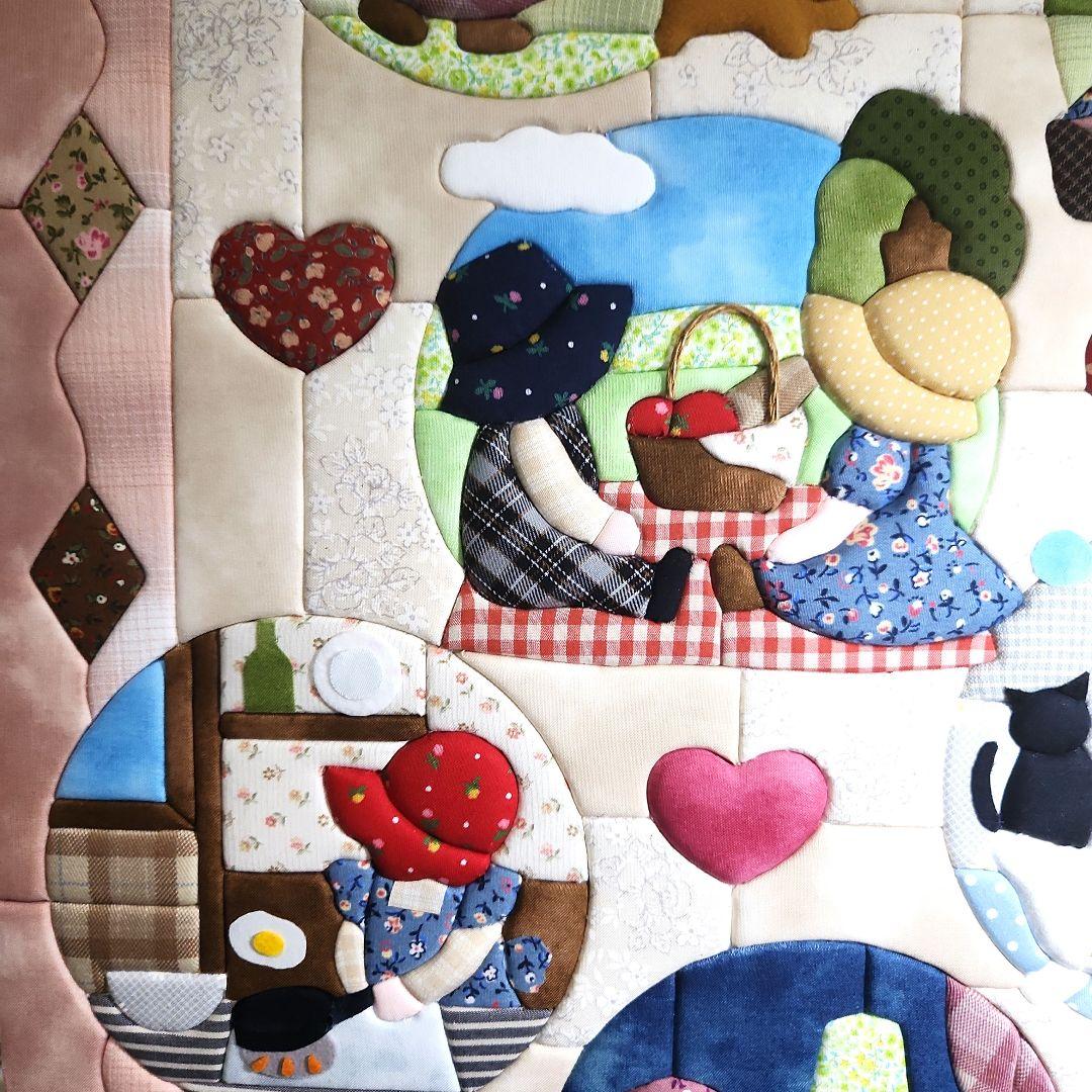 さくらほりきりスーちゃん木目込みパッチワーク