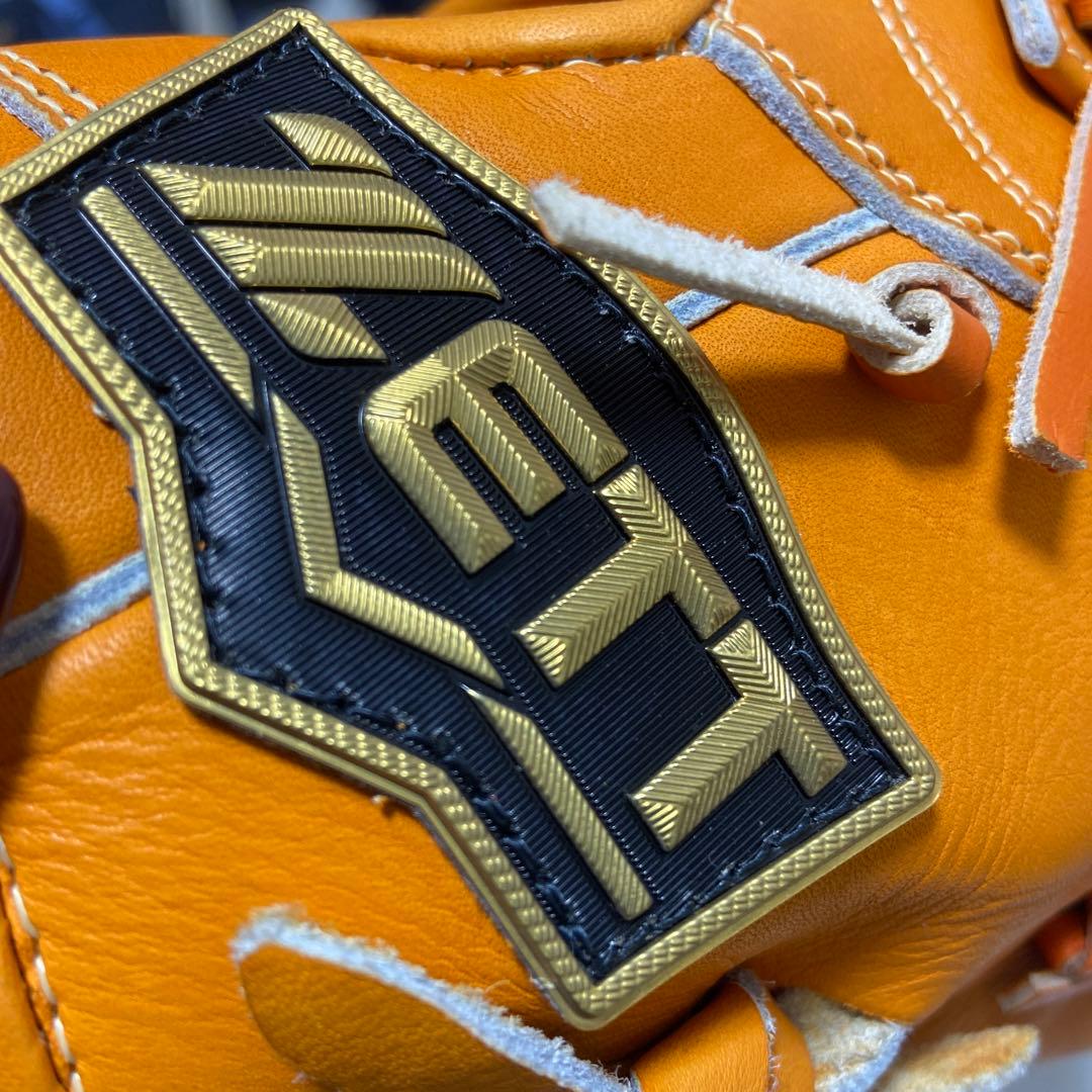 ZETT NEO STATUS 軟式グローブ オレンジ