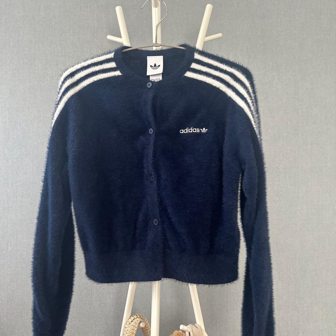 adidas originals フラッフィーニットカーディガン　Lサイズ